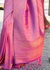 Wine Purple Handloom Weave Kanjivaram Silk Saree
