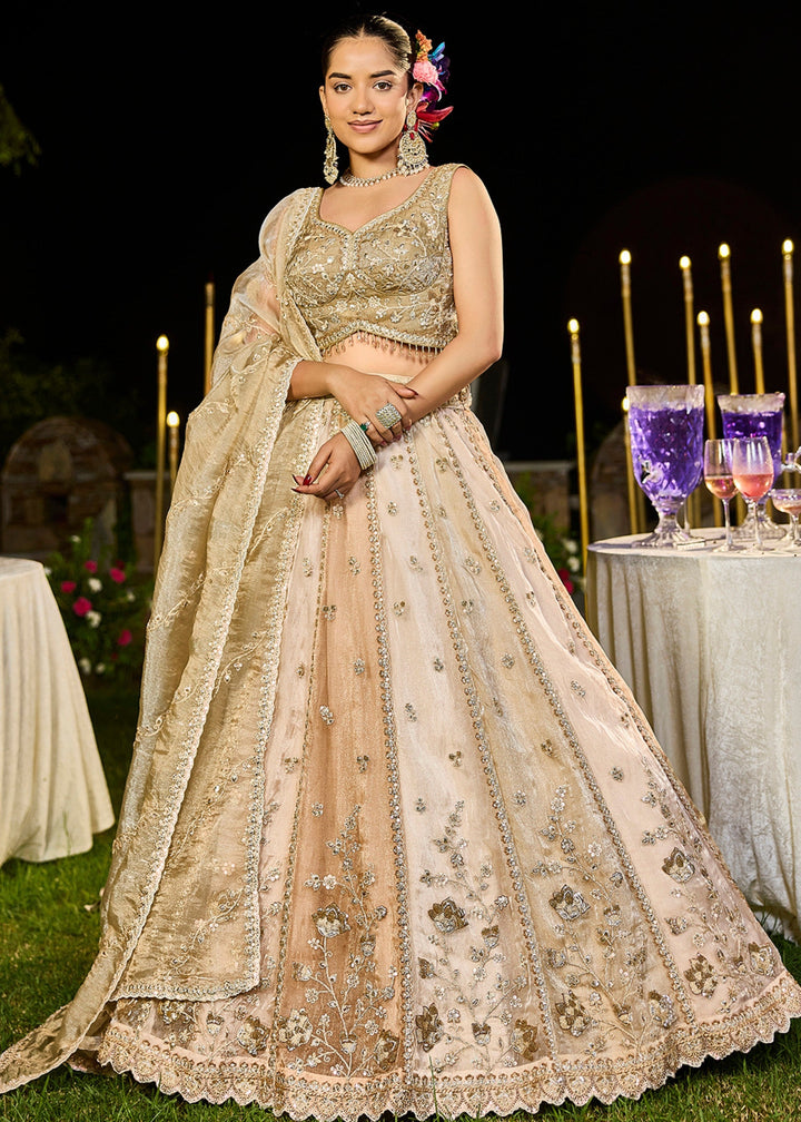 Multi Satin Silk Lehenga Choli