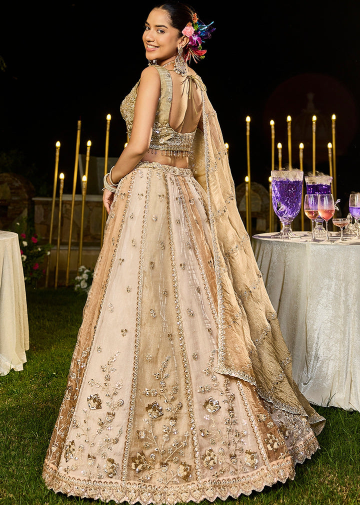 Multi Satin Silk Lehenga Choli