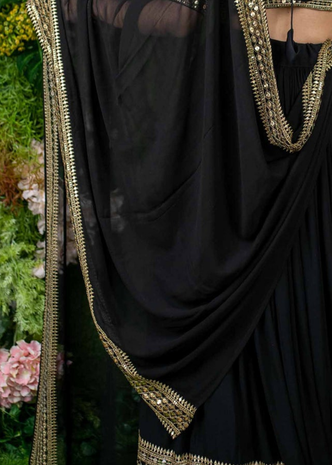 Black Georgette Lehenga Choli