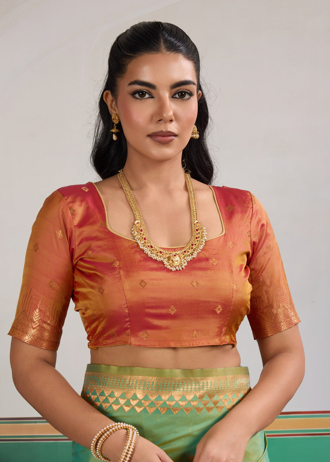 Sea green Pure Silk Saree