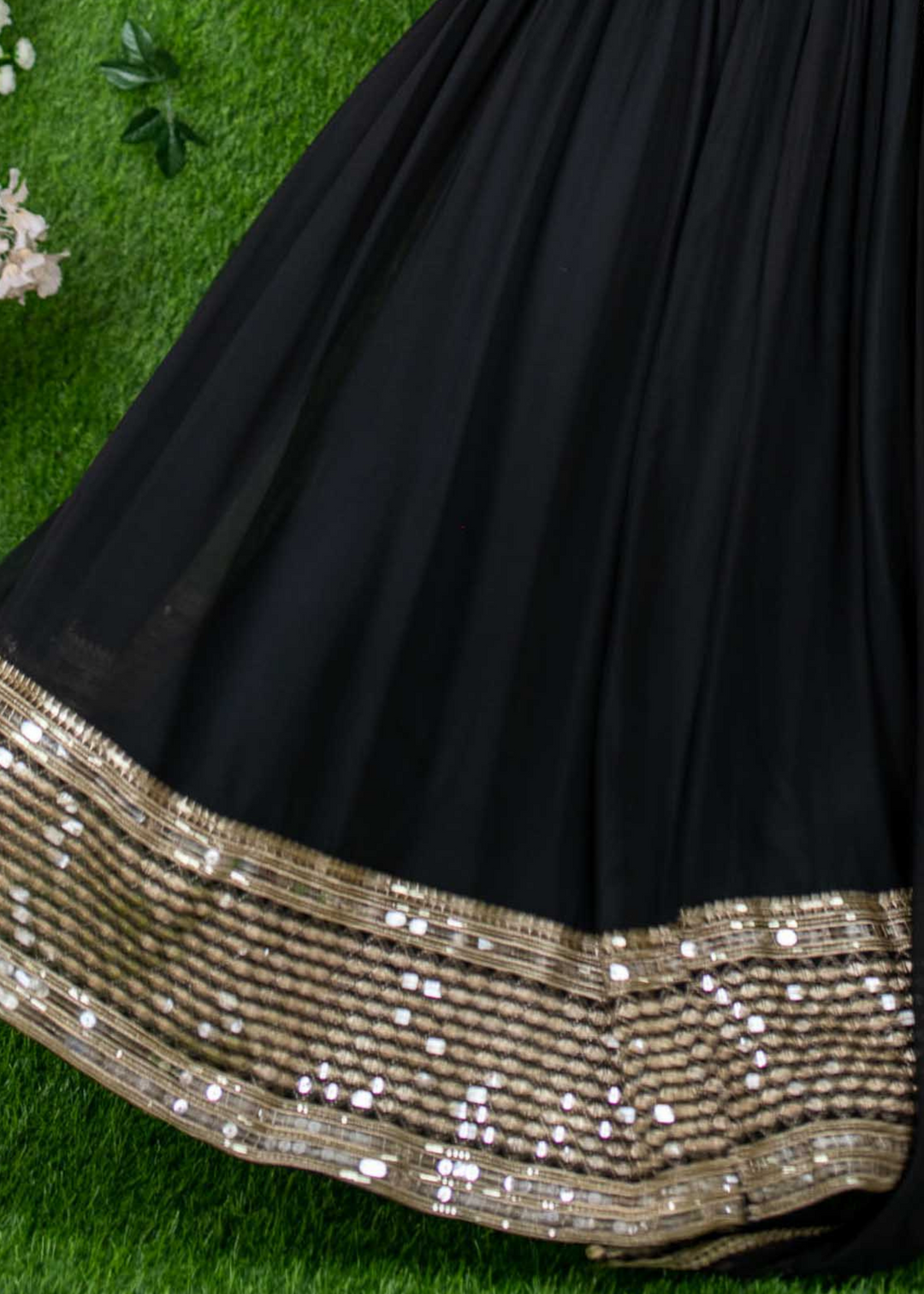 Black Georgette Lehenga Choli