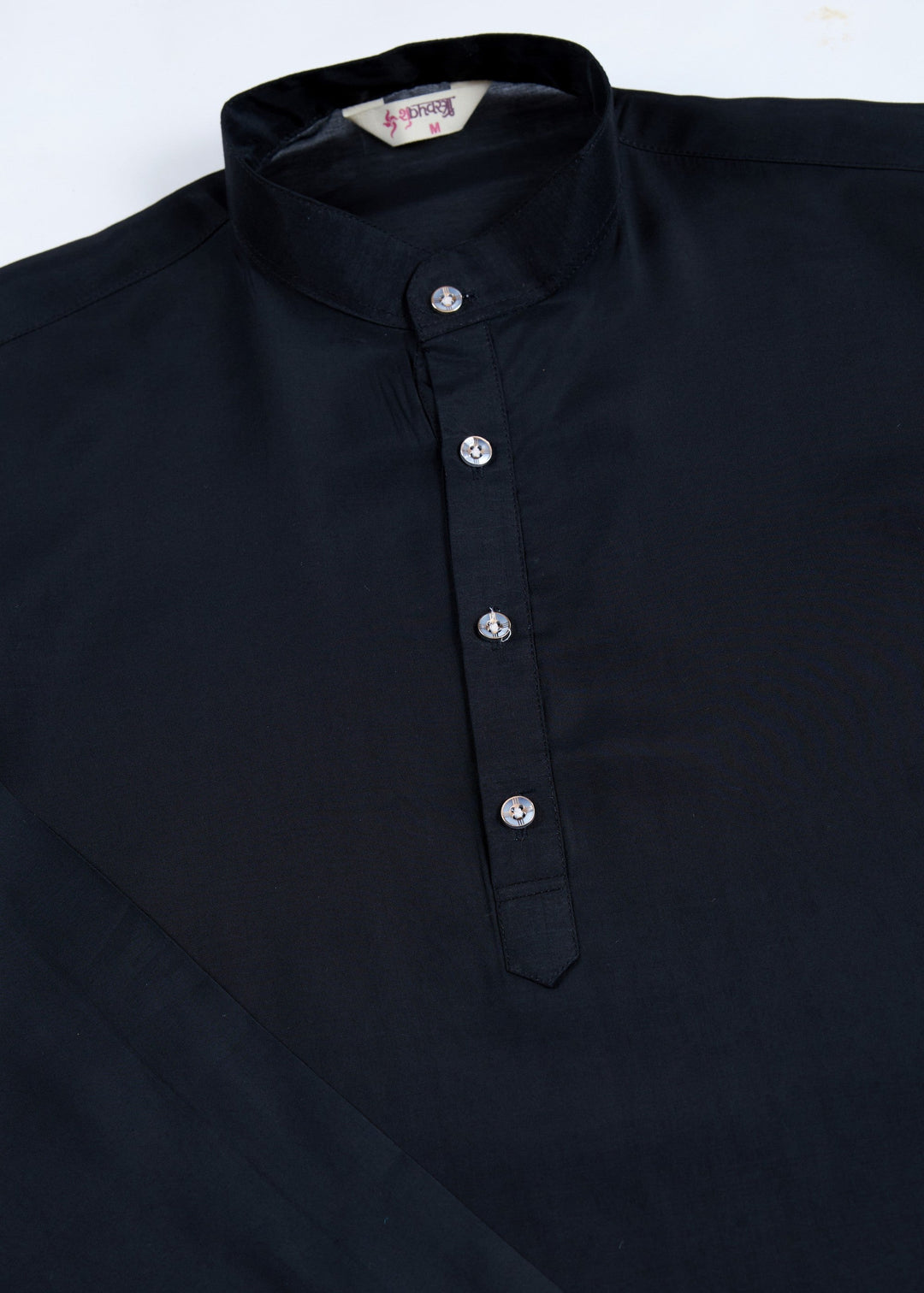 Black Mens Wear Koti Style with Kurta and Pajama